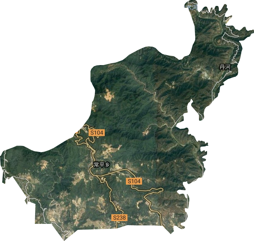 常平乡卫星图