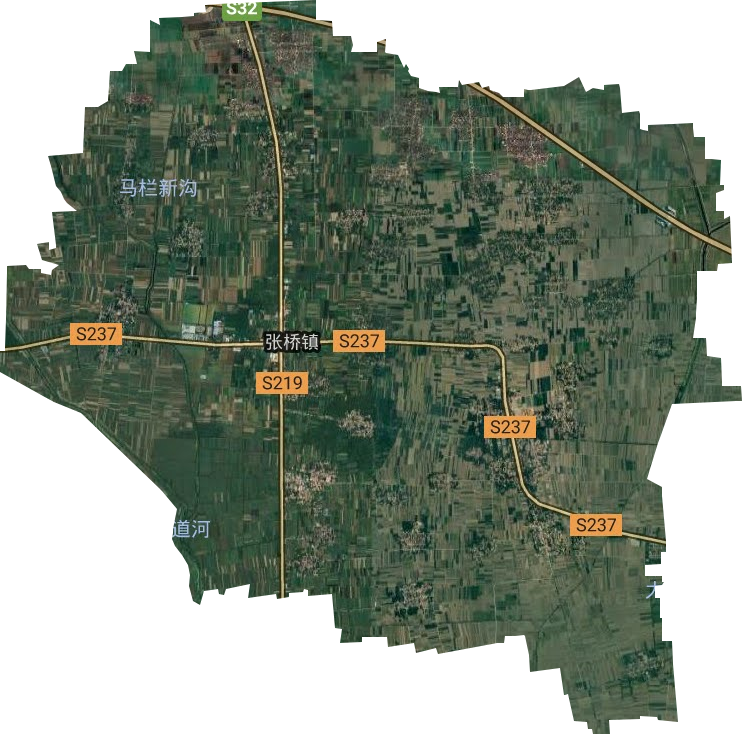张桥镇卫星图