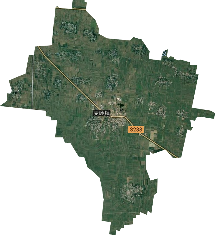 麦岭镇卫星图