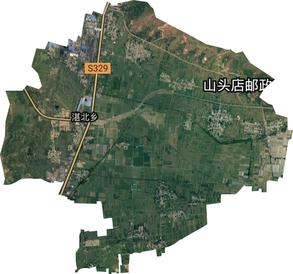 湛北乡卫星图