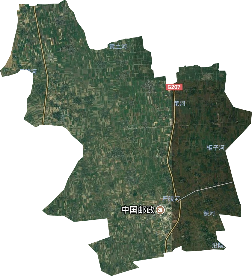 夏集乡卫星图
