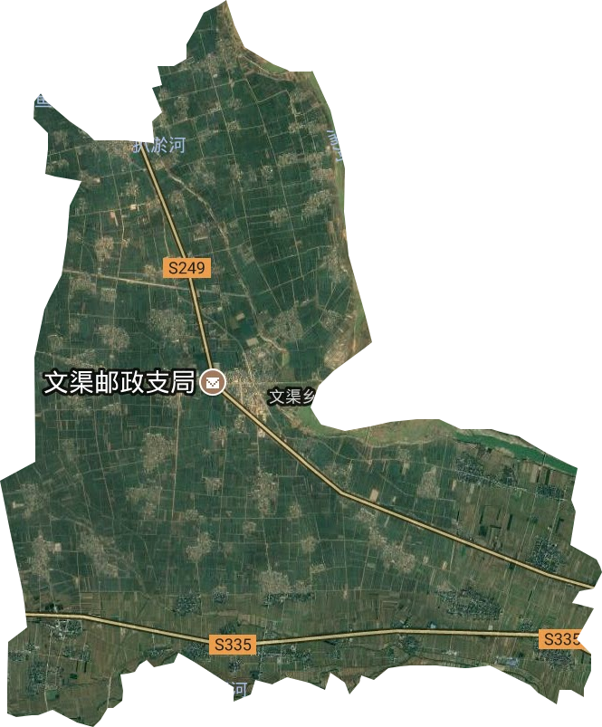 文渠乡卫星图