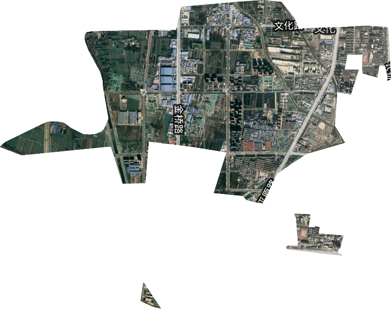 文化街道卫星图
