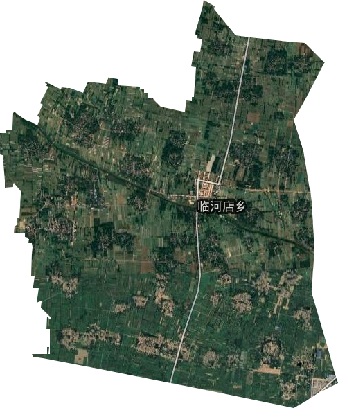 临河店乡卫星图