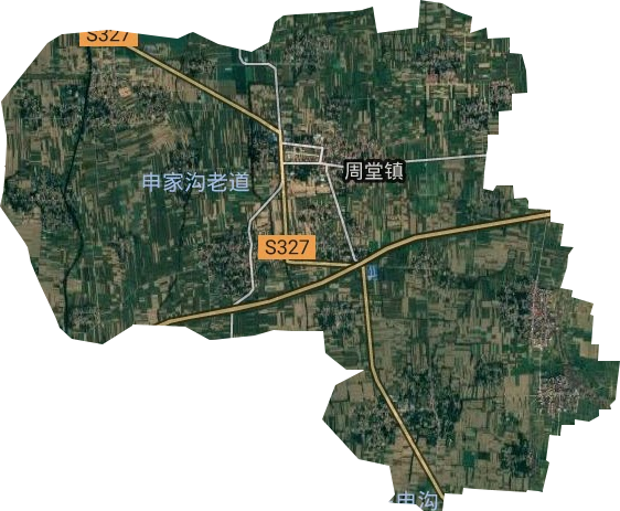 周堂镇卫星图