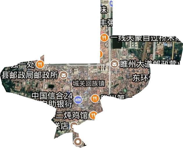 城关镇卫星图