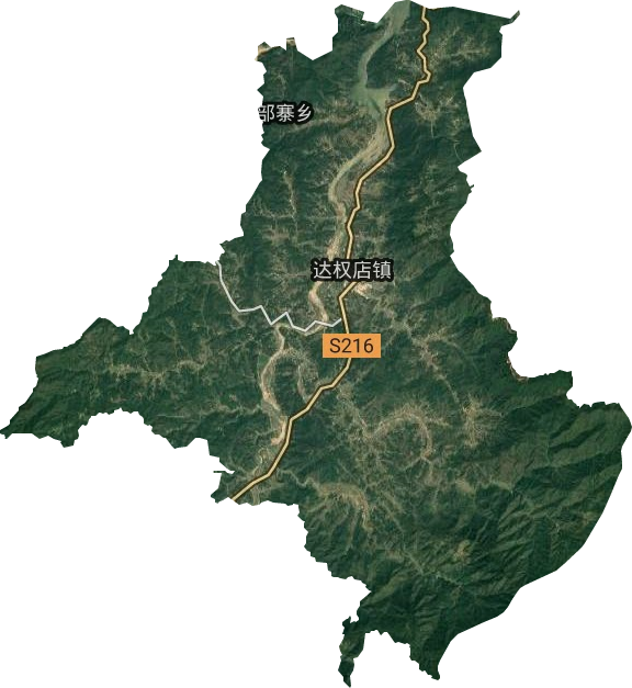 达权店镇卫星图