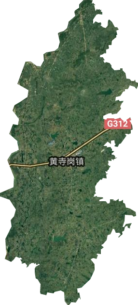 黄寺岗镇卫星图
