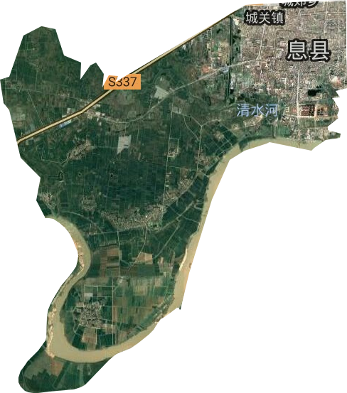 谯楼街道卫星图