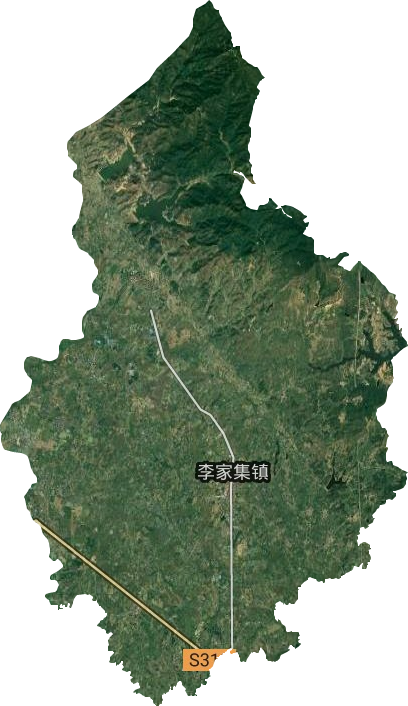 李集街道卫星图