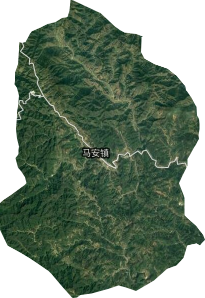 马鞍镇卫星图