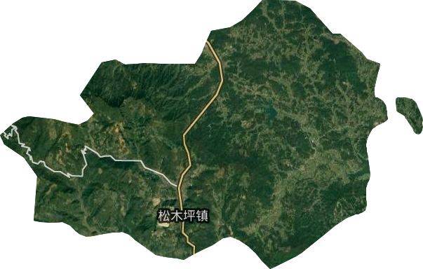 松木坪镇卫星图