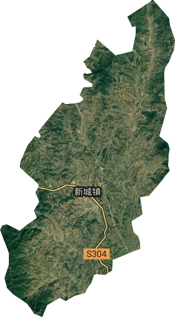 新城镇卫星图