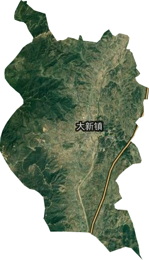 大新镇卫星图