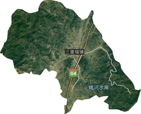 三里镇卫星图