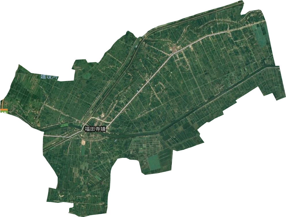 福田寺镇卫星图