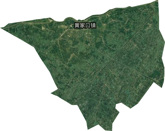 黄家口镇卫星图