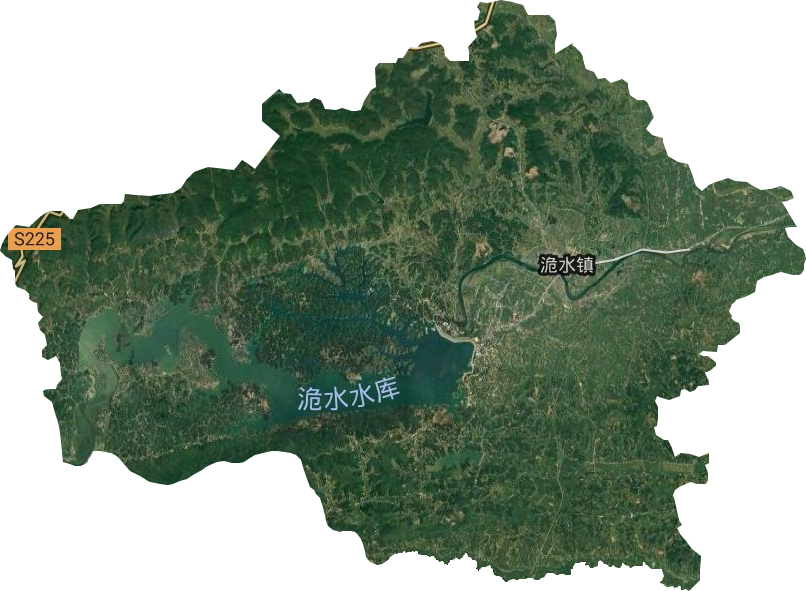 危水镇卫星图