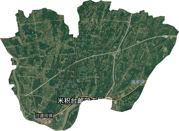沙道观镇卫星图