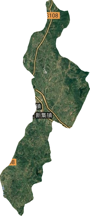 上新集镇卫星图