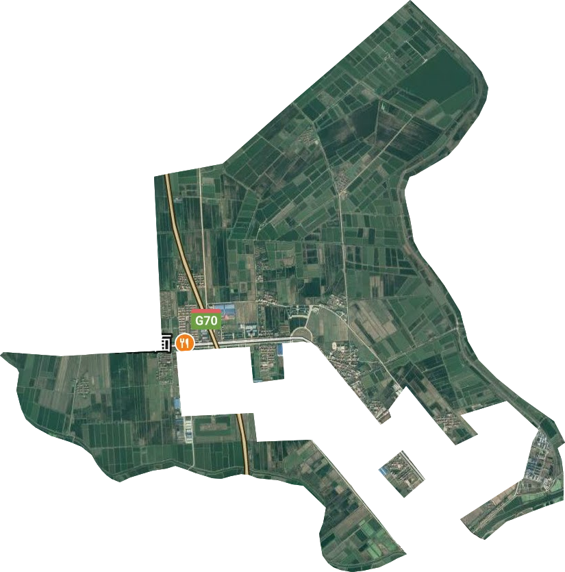 沙湖办事处卫星图