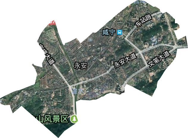 永安办事处卫星图