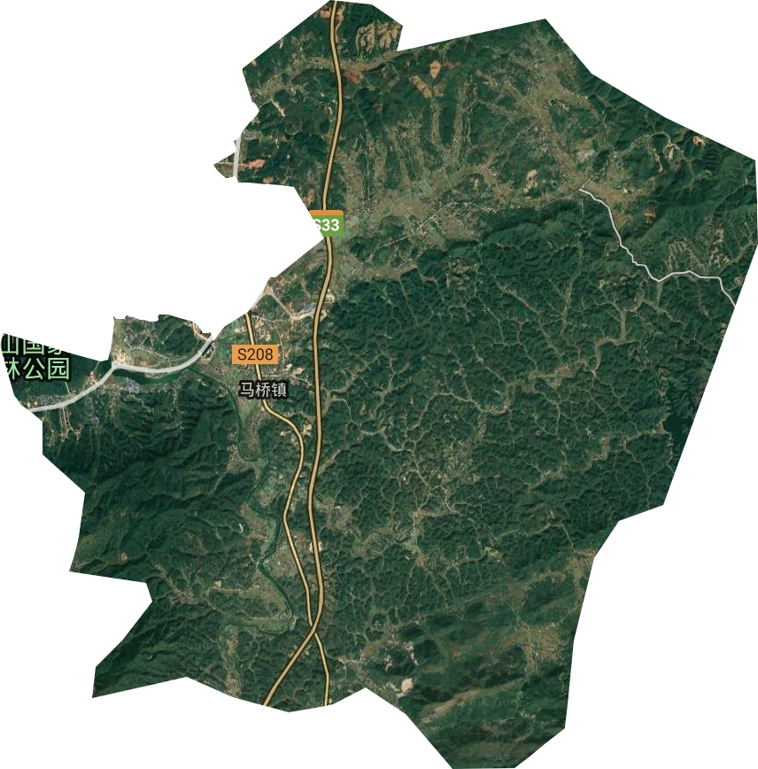 马桥镇卫星图