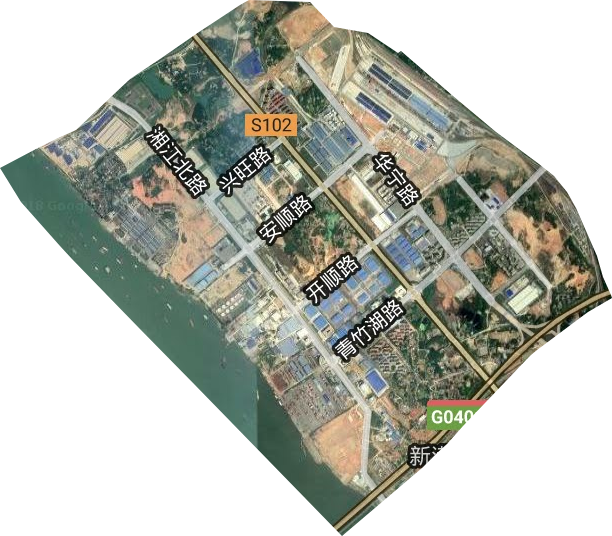 新港街道卫星图