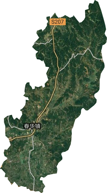 春华镇卫星图