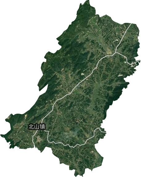 北山镇卫星图