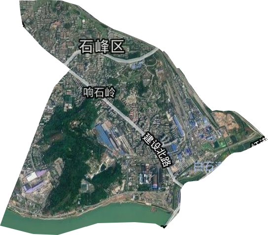 响石岭街道卫星图