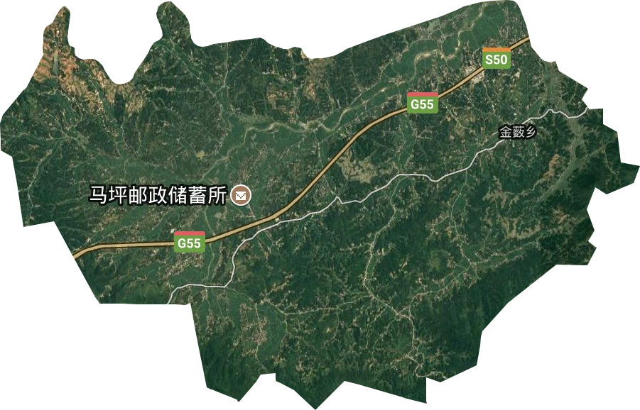 金薮乡卫星图