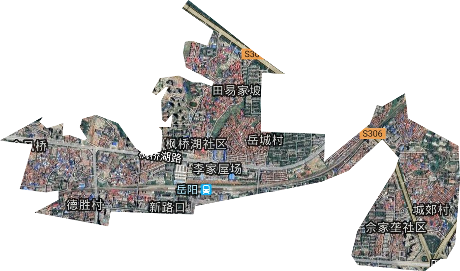 枫桥湖街道卫星图