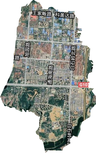 经济技术开发区通海路管理处卫星图
