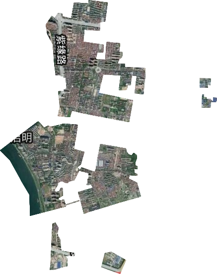 城东街道卫星图