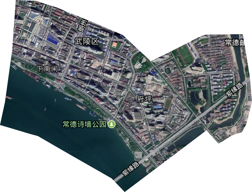 城南街道卫星图