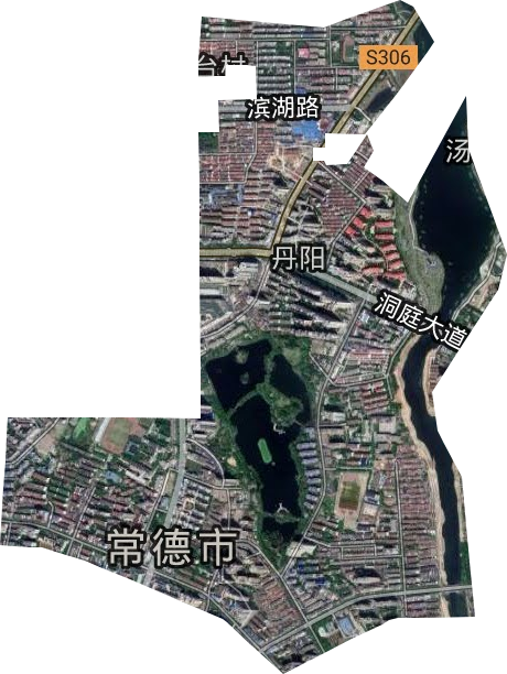 城北街道卫星图