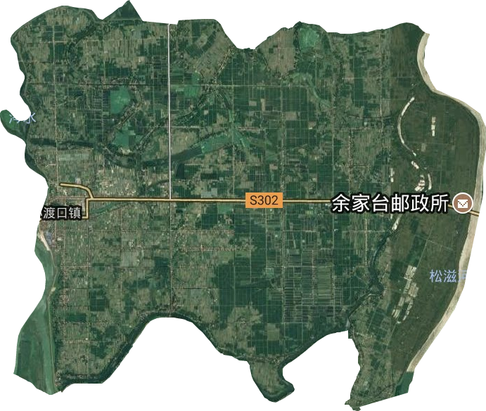 小渡口镇卫星图
