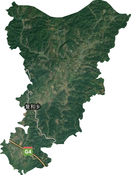 复和镇卫星图