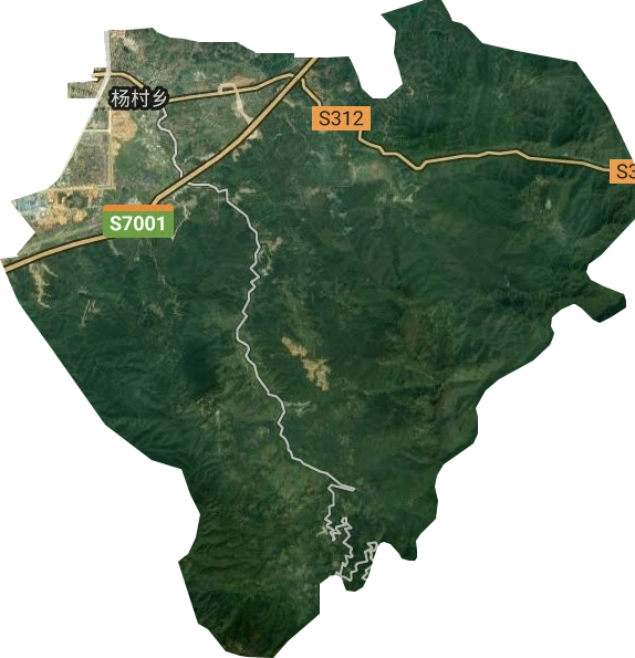 杨村乡卫星图