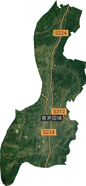 黄茅园镇卫星图
