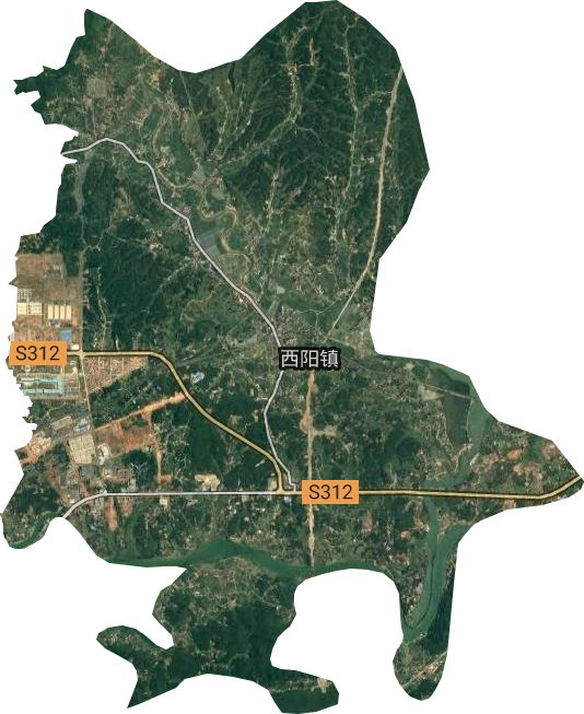 大埠桥街道卫星图