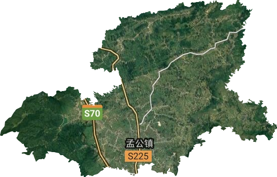 孟公镇卫星图