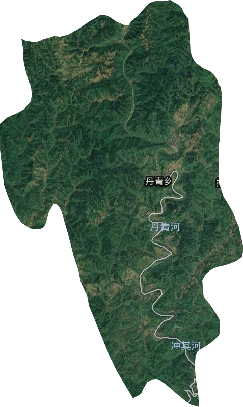 丹青镇卫星图