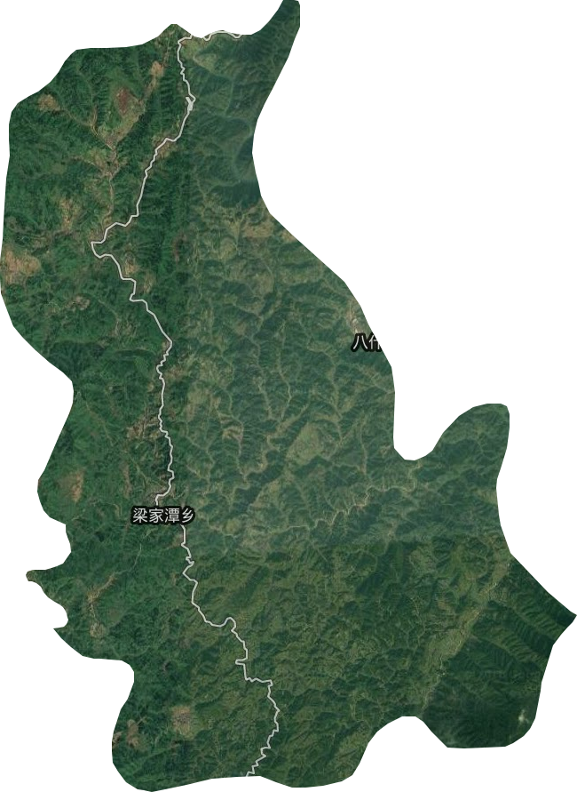 梁家潭乡卫星图