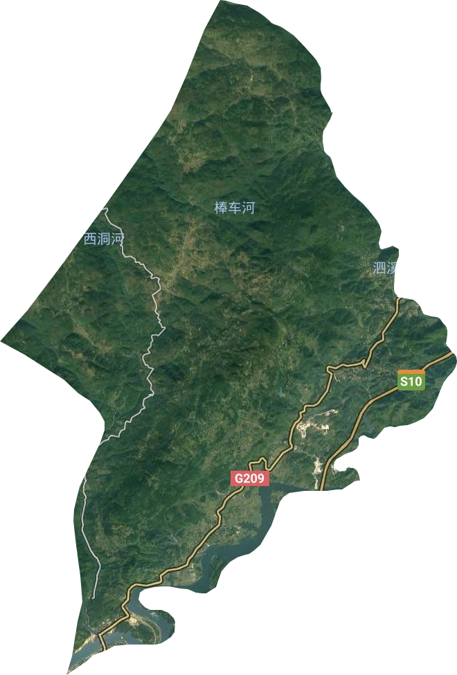 马鞍山林场卫星图