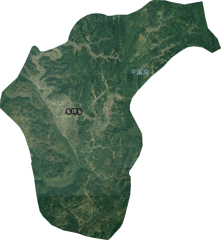 车坪乡卫星图