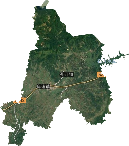 乌迳镇卫星图