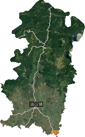 油山镇卫星图
