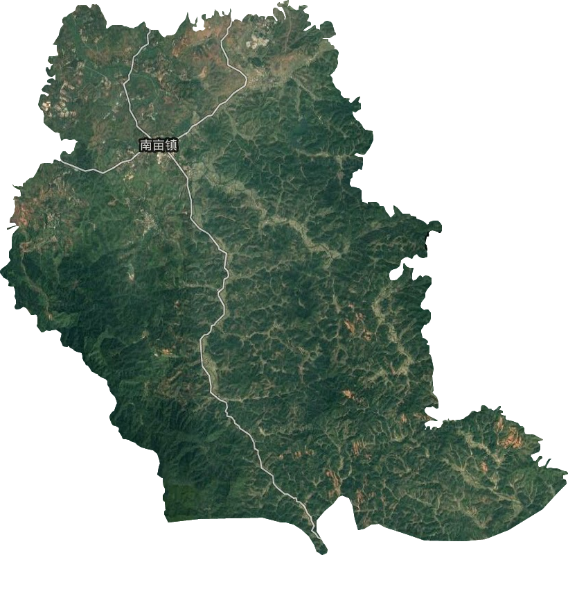 南亩镇卫星图